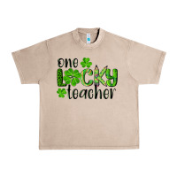 French Oak st. patrick's day one lucky teacher Urban Heavy Tee - RanaPortraitStore