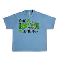 Pebble Blue st. patrick's day one lucky teacher Urban Heavy Tee - RanaPortraitStore