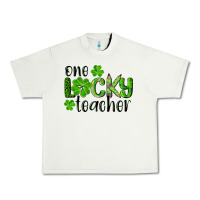 Pistachio st. patrick's day one lucky teacher Urban Heavy Tee - RanaPortraitStore