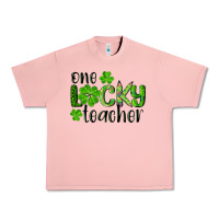 Salmon st. patrick's day one lucky teacher Urban Heavy Tee - RanaPortraitStore
