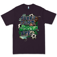 Plum Sorry can't Soccer bye Premium Tee - HowdyJamesFarm