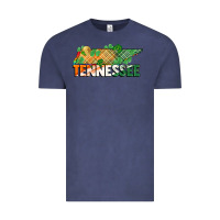 Vintage Denim tennessee map st patricks day Vintage Tee - FaDigitalArtStudio