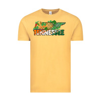 Vintage Mustard tennessee map st patricks day Vintage Tee - FaDigitalArtStudio