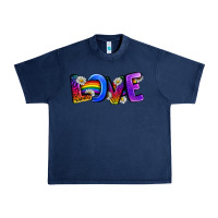 Navy Western Love LGBTQ+ Urban Heavy Tee - BundleAndBundleShop
