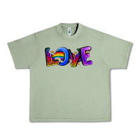Oil Green Western Love LGBTQ+ Urban Heavy Tee - BundleAndBundleShop