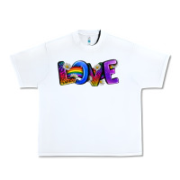 White Western Love LGBTQ+ Urban Heavy Tee - BundleAndBundleShop