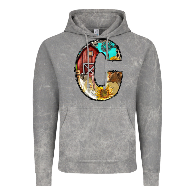 Farm Life Alphabet Lowercase Letters C Vintage Hoodie by BundleAndBundleShop | Teevron