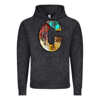 Vintage Black farm life alphabet lowercase letters c Vintage Hoodie - BundleAndBundleShop