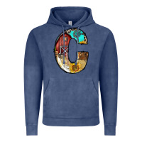 Vintage Denim farm life alphabet lowercase letters c Vintage Hoodie - BundleAndBundleShop