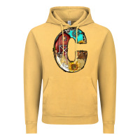 Vintage Mustard farm life alphabet lowercase letters c Vintage Hoodie - BundleAndBundleShop