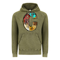 Vintage Olive farm life alphabet lowercase letters c Vintage Hoodie - BundleAndBundleShop