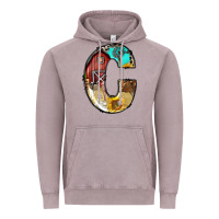 Vintage Zinc farm life alphabet lowercase letters c Vintage Hoodie - BundleAndBundleShop
