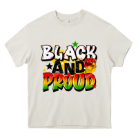 Cream black and proud Heavy Core Tee - CowGirlArtShop