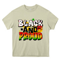 Black And Proud Heavy Core Tee | Teevron