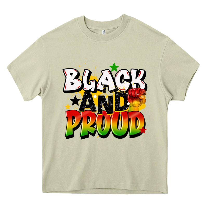 Black And Proud Heavy Core Tee by CowGirlArtShop | Teevron