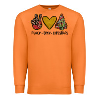 Carrot peace love christmas Premium Sweatshirt - JahusDesignShop