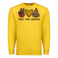 Lemon peace love christmas Premium Sweatshirt - JahusDesignShop