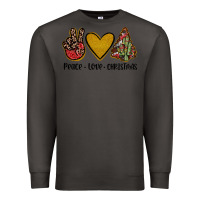 Smoke peace love christmas Premium Sweatshirt - JahusDesignShop