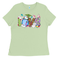 Matcha Easter Day Love Nurse Ladies Tee - OliviaCreatesArt