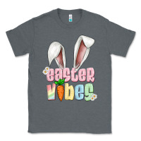 Charcoal Heather easter vibes Classic Tee - Artiststas