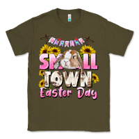 Army Green Small town Easter Day Classic Tee - CowGirlArtShop