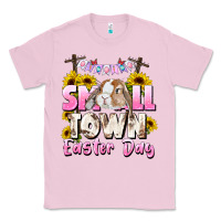 Bubblegum Pink Small town Easter Day Classic Tee - CowGirlArtShop