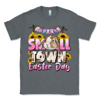 Charcoal Heather Small town Easter Day Classic Tee - CowGirlArtShop