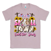 Lilac Small town Easter Day Classic Tee - CowGirlArtShop