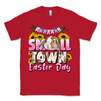 Red Small town Easter Day Classic Tee - CowGirlArtShop