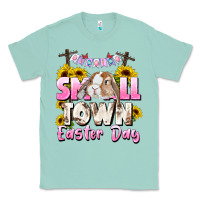 Seafoam Small town Easter Day Classic Tee - CowGirlArtShop