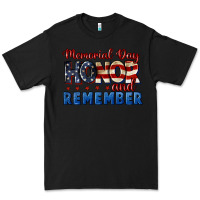 Black Memorial day honor and remember 4th of july Premium Tee - CowGirlArtShop