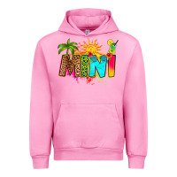 Fuchsia Pink summer mini Urban Hoodie - RanaPortraitStore