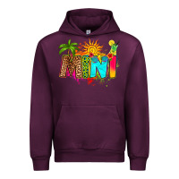 Mauve Wine summer mini Urban Hoodie - RanaPortraitStore