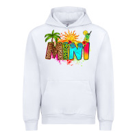 White summer mini Urban Hoodie - RanaPortraitStore