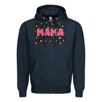 Navy mama Zipper Hoodie - JahusDesignShop