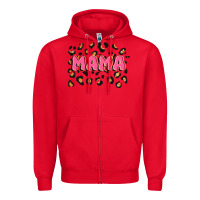 Red mama Zipper Hoodie - JahusDesignShop