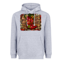 Heather Grey cowboy boots christmas Heavyweight Hoodie - JahusDesignShop
