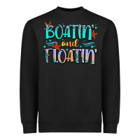 Black boatin' and floatin' Heavyweight Sweatshirt - JahusDesignShop