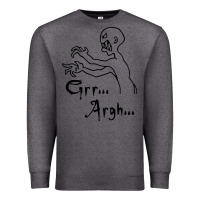 Charcoal Heather grr argh Premium Sweatshirt - baoMotion