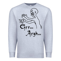 Heather Grey grr argh Premium Sweatshirt - baoMotion