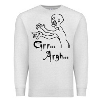 Oatmeal Heather grr argh Premium Sweatshirt - baoMotion