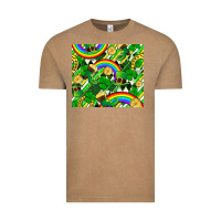 Vintage Coffee St. Patrick's Day Vintage Tee - FaDigitalArtStudio