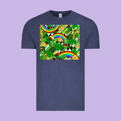 St. Patrick's Day Vintage Tee Designed By Fadigitalartstudio