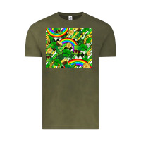 Vintage Olive St. Patrick's Day Vintage Tee - FaDigitalArtStudio
