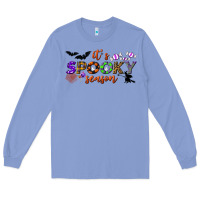 Colony Blue it's spooky season Long Sleeve Tee - BundleAndBundleShop