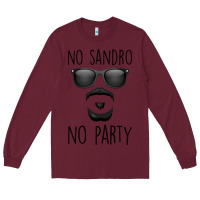Burgundy No Sandro No Party Long Sleeve Tee - Bettercallsaul