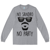 Heather Grey No Sandro No Party Long Sleeve Tee - Bettercallsaul