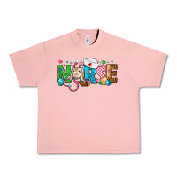 Salmon Easter Nurse Urban Heavy Tee - BundleAndBundleShop