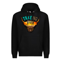 Black take no bull Premium Hoodie - RacoonDesign