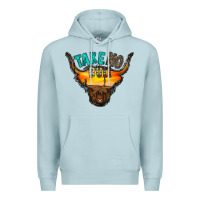 Blue Mist take no bull Premium Hoodie - RacoonDesign